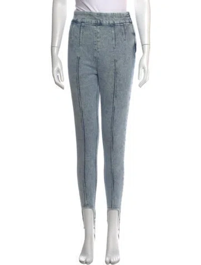 Pre-owned Isabel Marant Skinny Leg Pants In Blue