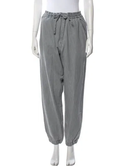 Pre-owned Isabel Marant Skinny Leg Pants In Gray