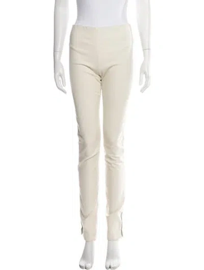 Pre-owned Isabel Marant Skinny Leg Pants In White