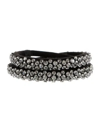 Pre-owned Isabel Marant Skinny Suede Belt In Black