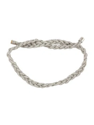 Pre-owned Isabel Marant Skinny Waist Belt In Silver