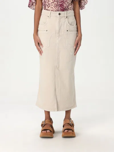 ISABEL MARANT SKIRT ISABEL MARANT WOMAN COLOR BEIGE,G48689022