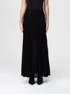 Isabel Marant Ezra Pleated Semi-sheer Crêpe Skirt In Black