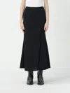 Isabel Marant Katae Flared Midi Skirt In Black