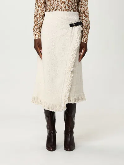 Isabel Marant Skirt  Woman Color Grey In White