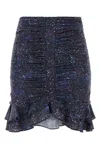 Isabel Marant Printed Stretch Crepe Milendi Mini Skirt