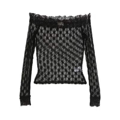 Isabel Marant Floral-lace Top In Black
