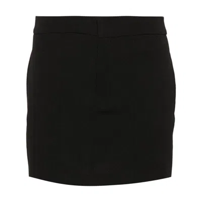 Isabel Marant Black Stretch Polyester Blend Licoba Mini Skirt