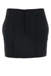 Isabel Marant Licoma High Waist Crepe Mini Skirt In Black