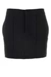 Isabel Marant Licoma High Waist Crepe Mini Skirt In Black
