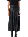 Isabel Marant High-waisted Genevi Skirt With Flowing Silhouette In Black