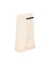 Isabel Marant Galla Midi Skirt In Neutral