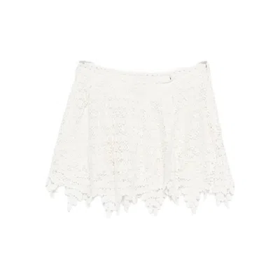 Isabel Marant Hanta Mini Skirt In White