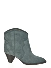 Isabel Marant Slaine Ankle Boots In Green