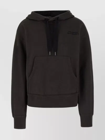 Isabel Marant Slate Cotton Blend Sweatshirt In Black