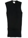 Isabel Marant Sm Leany Black Tied Neck Dress