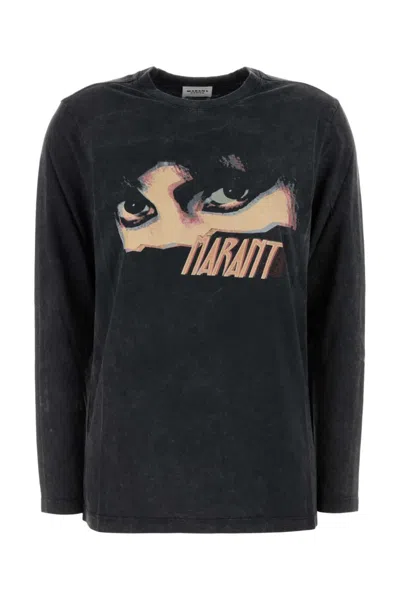 Isabel Marant Slate Cotton Marine T-shirt