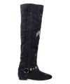 Isabel Marant Slava Thigh Boots In Black