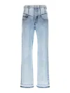 Isabel Marant Blue Noemie Denim Pants In Azul Claro
