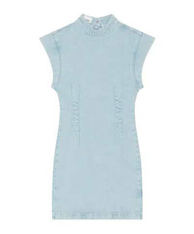Isabel Marant Sleeveless Denim Dress In Blue