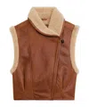 Isabel Marant Alime Vest In Brown
