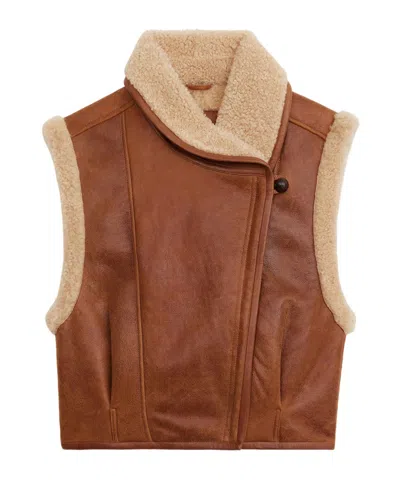 ISABEL MARANT SLEEVELESS LEATHER VEST