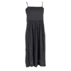 Isabel Marant Sleeveless Midi Dress In Black Silk In Black