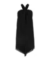 Isabel Marant Women Black Polyester Tegany Mini Dress In Black