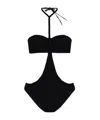 Isabel Marant Bandeau Swimsuit Featuring Cut-out Detailing In Black