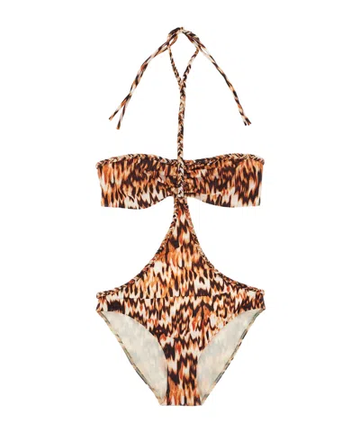 ISABEL MARANT ISABEL MARANT FARAH RUCHED ONE PIECE SWIMSUIT