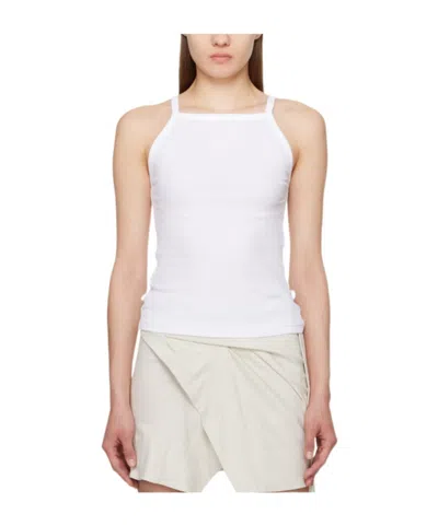 Isabel Marant Sleeveless Ribbed Top In White