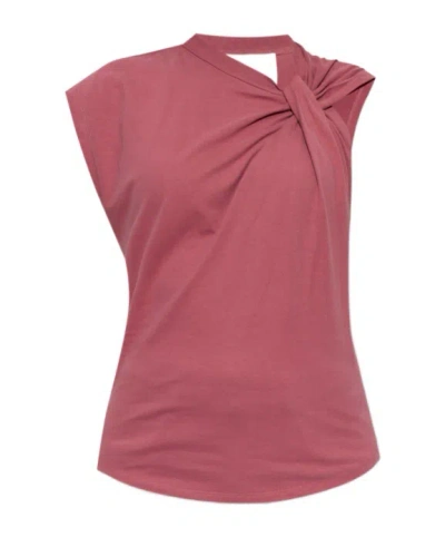 ISABEL MARANT ISABEL MARANT NAYDA KNOT-DETAILED T-SHIRT