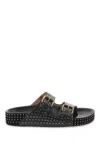 Isabel Marant Black Lennyo Buckle Sandals