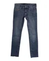 Isabel Marant Slim Fit Jeans In Blue Cotton Denim In Blue