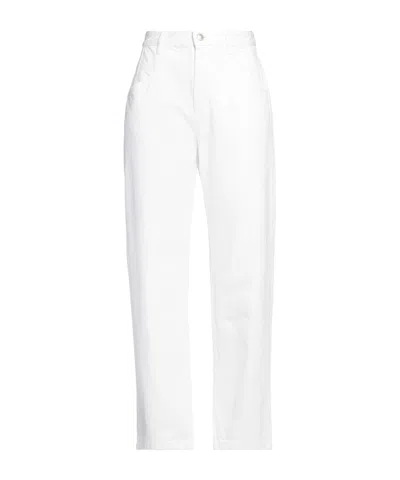 Isabel Marant Slim-fit Straight-leg Jeans In White