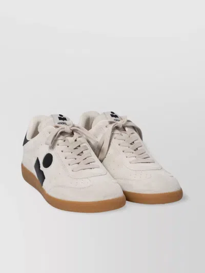Isabel Marant Slip-on Sneakers With Contrasting Heel Tab In White