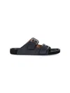 Isabel Marant Open-toe Double-buckle Sandals In Black