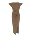 Isabel Marant Marant Nadela Long Dress In Brown
