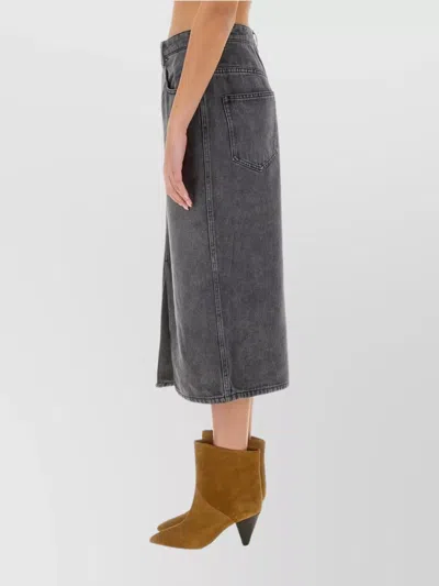 Isabel Marant "slit Front" Skirt Back Pockets
