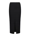 Isabel Marant Slit Skirt In Black