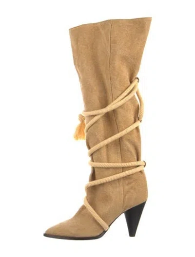 Pre-owned Isabel Marant Slouch Boots In Brown