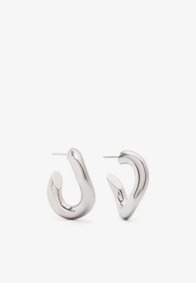 Isabel Marant Small Boucle D'oreill Hoops Earrings In Silver