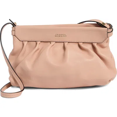 Isabel Marant Small Luz Leather Clutch In Pink