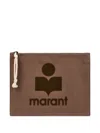 Isabel Marant Small Netia Cotton Clutch Bag