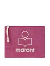 Isabel Marant Small Netia Cotton Clutch Bag