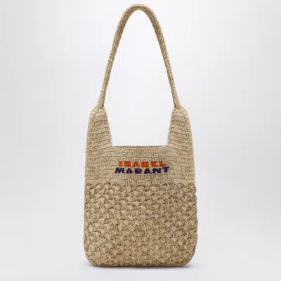 Isabel Marant Small Praia Bag In Natural Raffia In Neutral