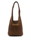 Isabel Marant Praia Small Raffia Bag In Brown