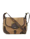 Isabel Marant Small Sierra Canvas Shoulder Bag In Brown
