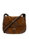 Isabel Marant Sierra S Foldover Top Shoulder Bag In Brown