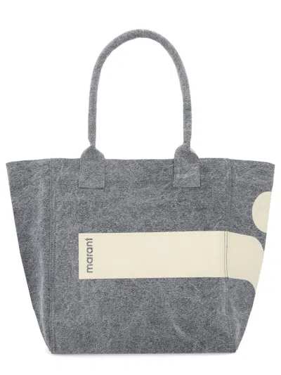 Isabel Marant Small "yenky" Bag In Gray